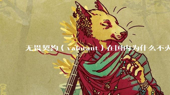 无畏契约（valorant）在国内为什么不火?